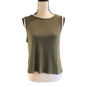 ALYA sleeveless blouse with OPEN BACK size medium